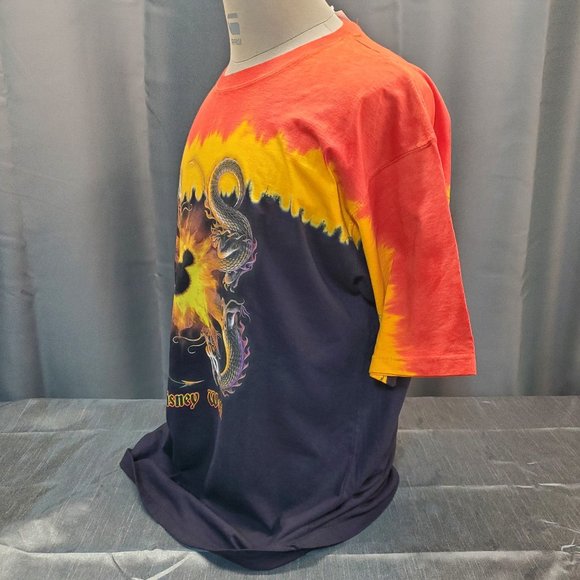 Authentic Walt Disney World Dragon Tie-Dyed T-Shirt New with Tags Men's Large - Picture 2 of 4